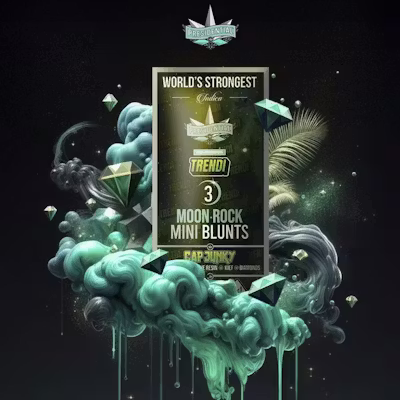 Cap Junky Moon Rock Mini Blunts 3 Pack Presidential