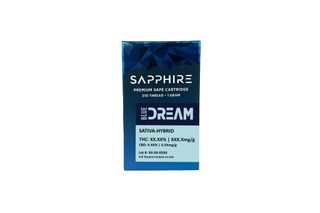 Blue Dream 1g Vape Cartridge Sapphire