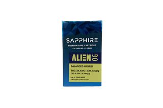 Alien OG 1g Vape Cartridge Sapphire