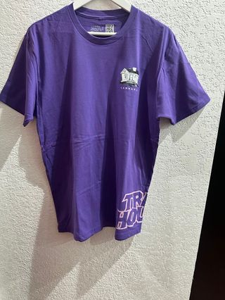 Lavender Side Text on Purple Trap House