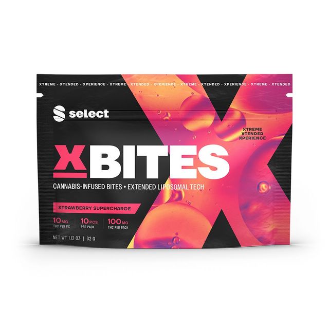 High Dose X Bites Strawberry Supercharge Select