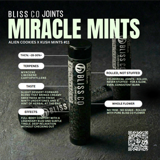 Miracle Mints Preroll Bliss Co