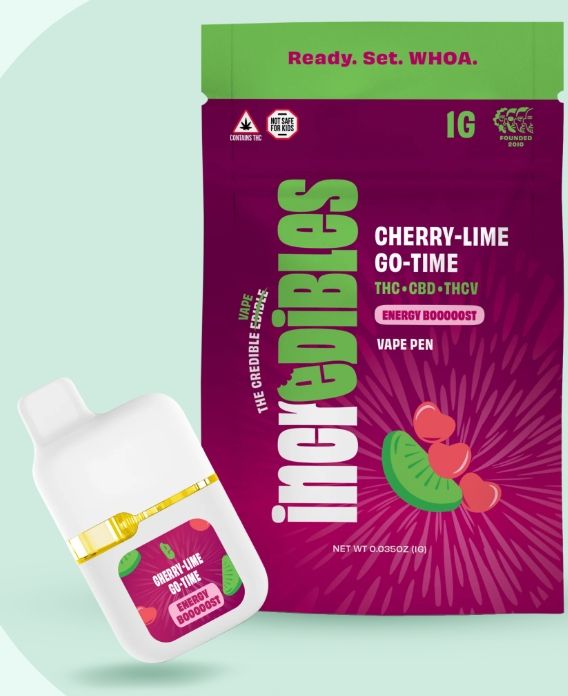 Cherry Lime Go Time 14:1:1 THC:CBD:CBG Incredibles