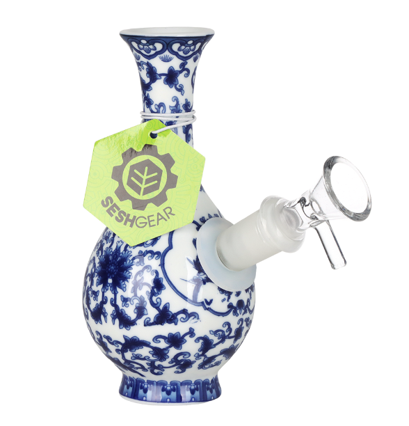 Chinese Vase Ceramic Water Pipe