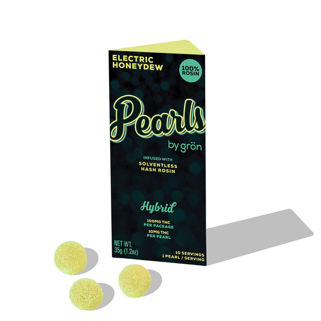 Electric Honeydew Pearls Grön