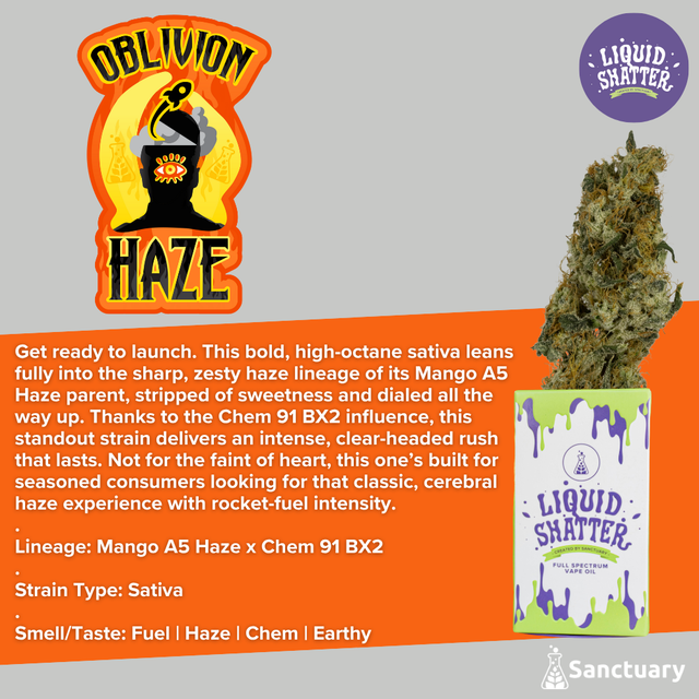 Oblivion Haze Liquid Shatter