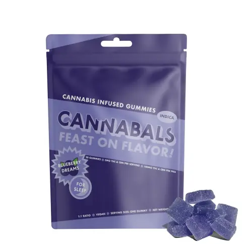 Blueberry Dreams Sleep Gummies Cannabals