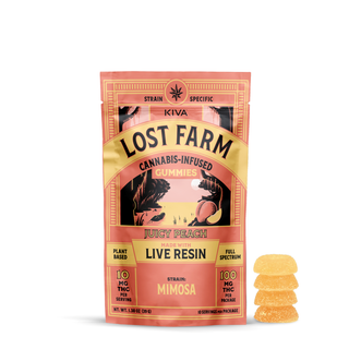 Kiva Lost Farms Juicy Peach x Mimosa Lost Farm