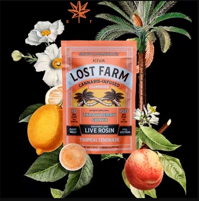 Kiva Lost Farms Ztrawberry Guava x Tropical Lemon