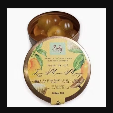 Lions Mane Mango Pick Me Up Ruby Farms