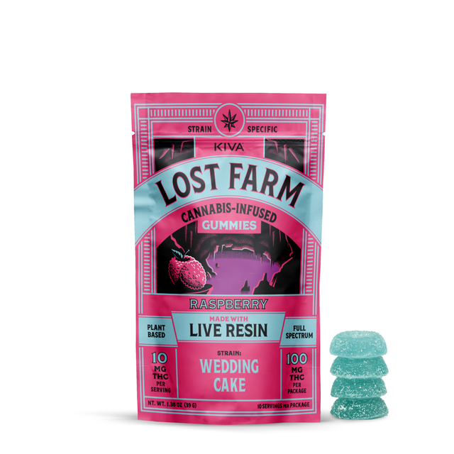 Kiva Lost Farms Raspberry x Wedding Cake Kiva Confections