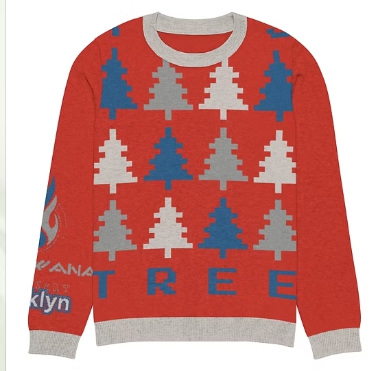 Christmas Knitted Crewneck Sweater