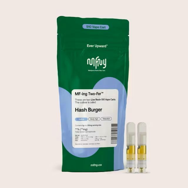 Hash Burger Live Resin MFNY