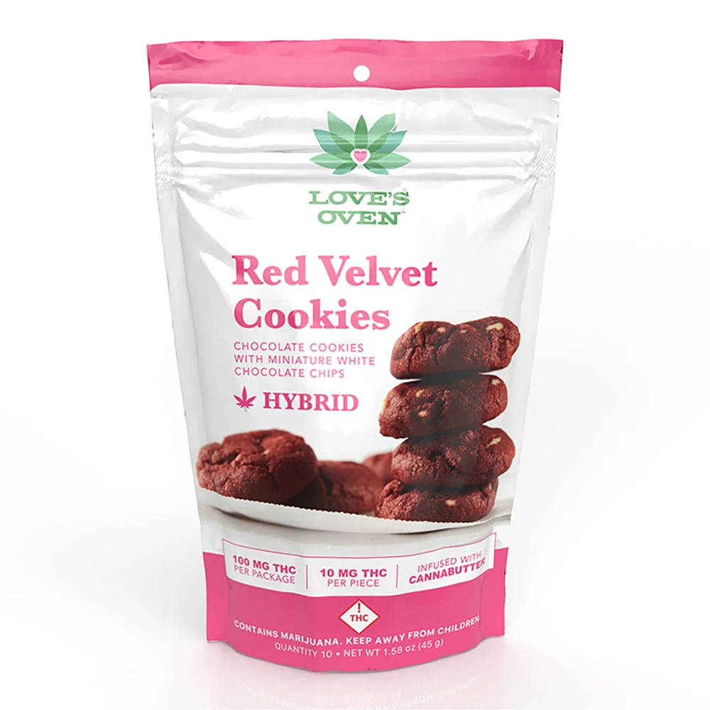 Love's Oven Red Velvet Cookies Baked Good 100 mg