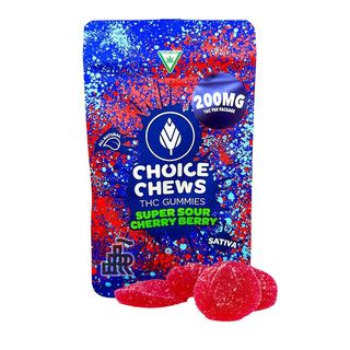 Super Sour Cherry Berry Choice Chews