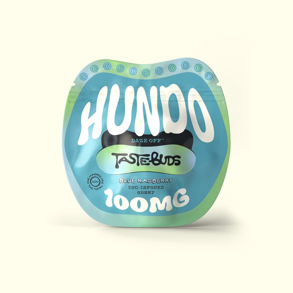 Daze Off Taste Buds Blue Radberry Gummy 1pk 100mg