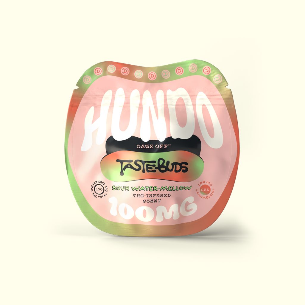 Daze Off Taste Buds Sour Water-Mellow Gummy 1pk 100mg