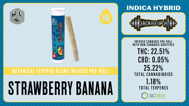 Jacked Up J's | Strawberry Banana White Label Extracts