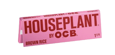 Houseplant Brown Rice Rolling Papers W/ Tips AFG Houseplant Brown Rice Rolling Papers W/ Tips AFG