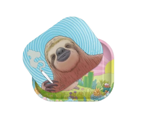 Tim Molloy Stoner Sloth Rolling Tray & Lid - 5x7 ZZZ Tim Molloy Stoner Sloth Rolling Tray & Lid - 5x7 ZZZ
