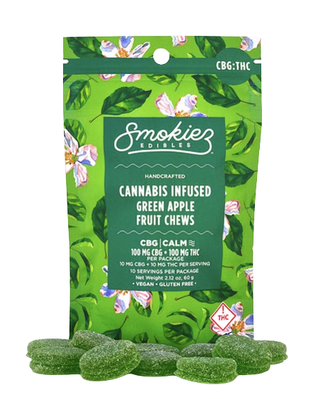 Green Apple 1:1 CBG Smokiez