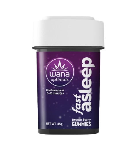Dream Berry 5:1:1:1 CBD:CBG:CBN:THC + Melatonin Fast Asleep Wana