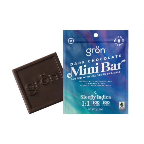 Buy Dark Chocolate 1:1 CBN:THC Sleep 100mg Rosin Chocolate online