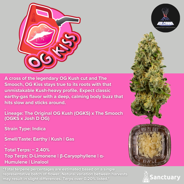 OG Kiss - Cured Resin Volcanna