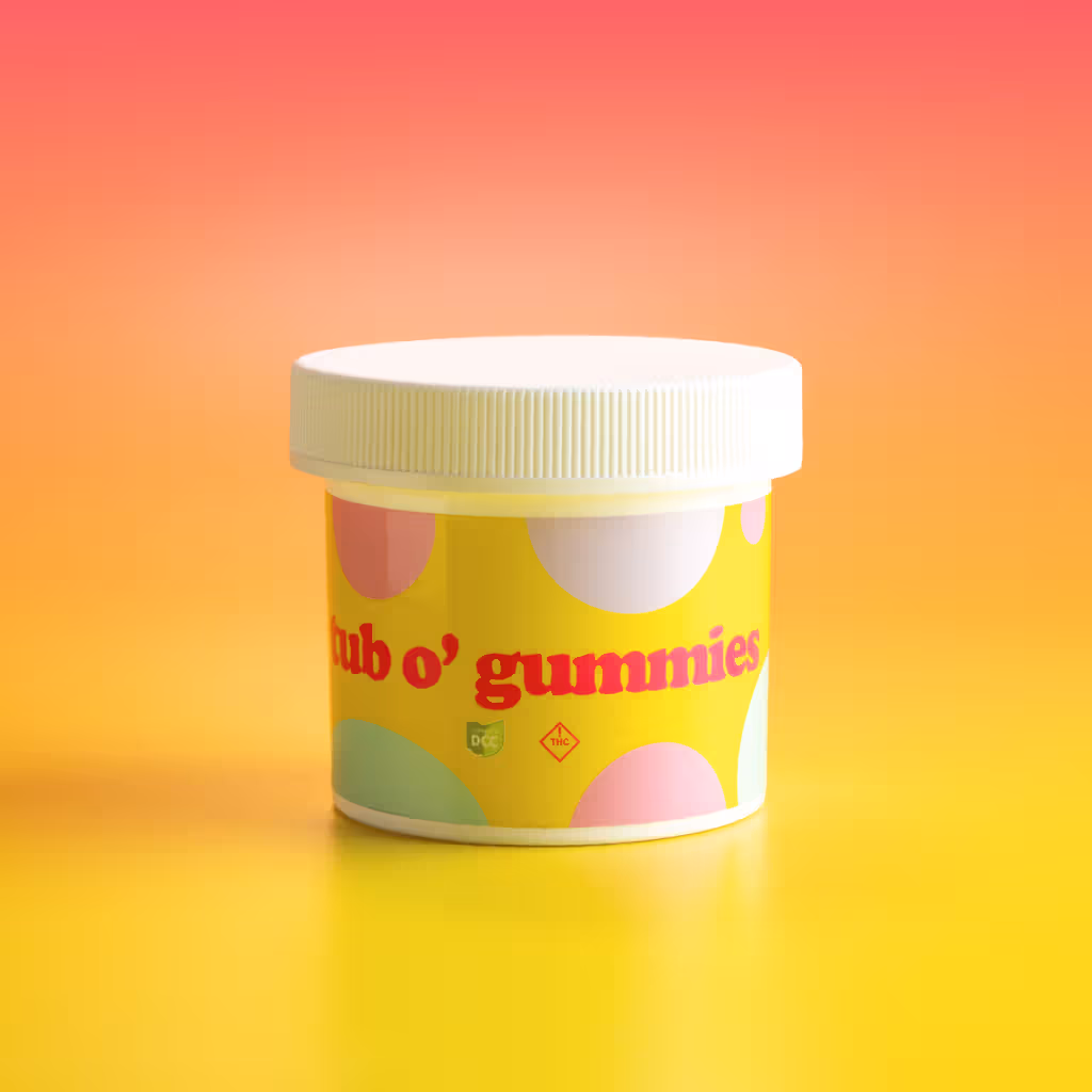 Tub O' Gummies Mixed Berry The Solid