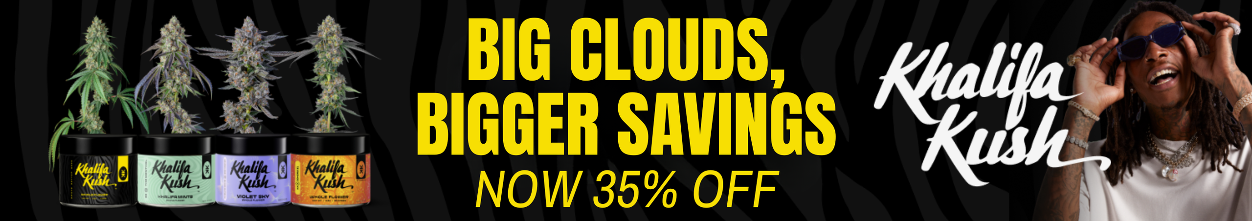 Cannabis Promo, Cannabis Sales, Cannabis Discounts, Cannabis on Sale, 35% Off Khalifa Kush