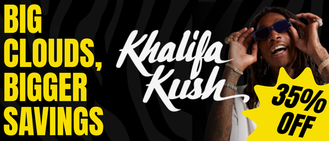 Cannabis Promo, Cannabis Sales, Cannabis Discounts, Cannabis on Sale, 35% Off Khalifa Kush
