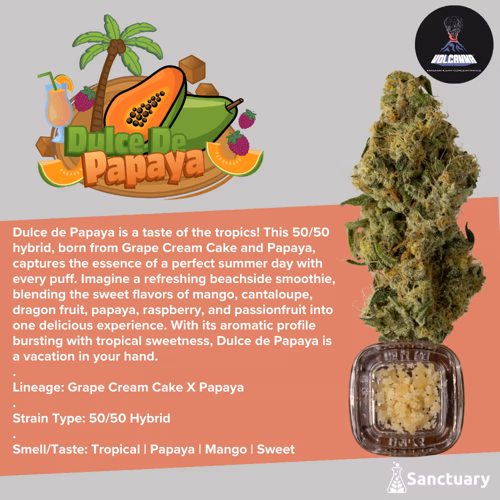 Baller Jar - Dulce De Papaya - Cured Resin Volcanna