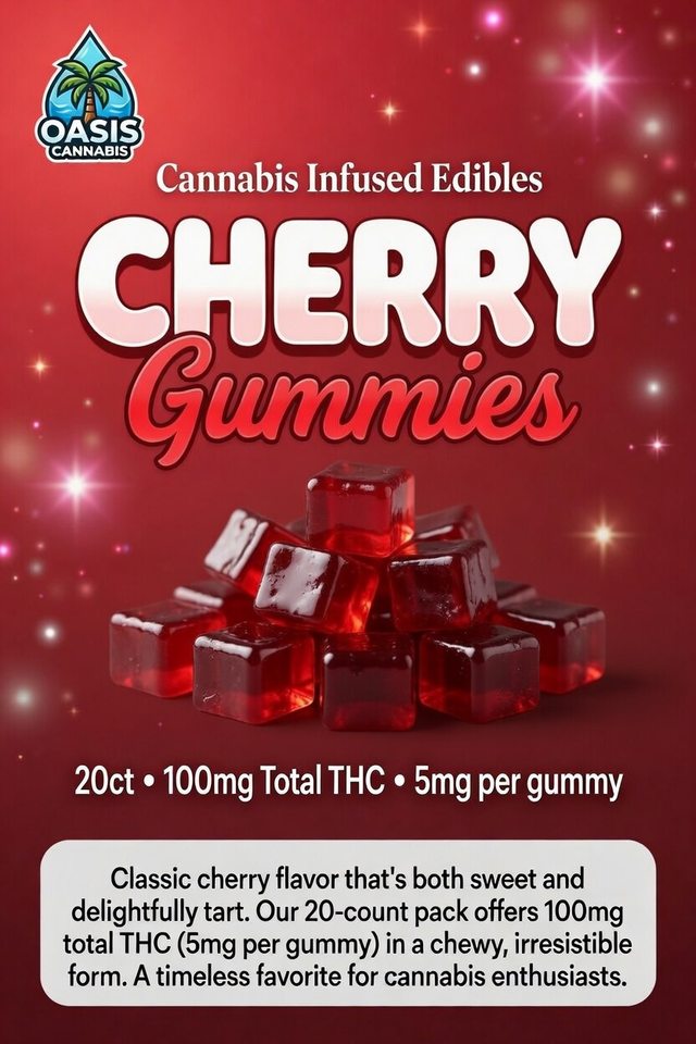 Cherry Gummies Oasis Cannabis