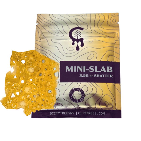 Sherbet Taffy Shatter Mini Slab (3.5g) City Trees