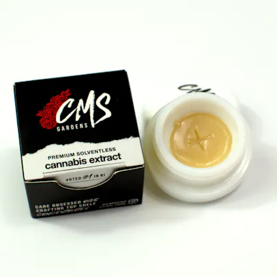 CMS Gardens Strawberry Cream Cake Live Rosin Solventless Concentrate 1g