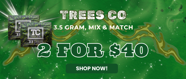 Cannabis Promo, Cannabis Sales, Cannabis Offers, Cannabis on Sale, TREE'S CO 3.5G - MIX & MATCH - 2 FOR $40