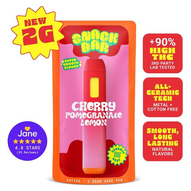 Cherry Pomegranate Lemon Snackbar