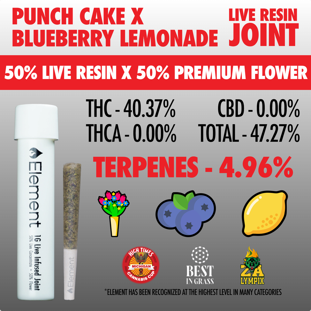 Punch Cake x Blueberry Lemonade