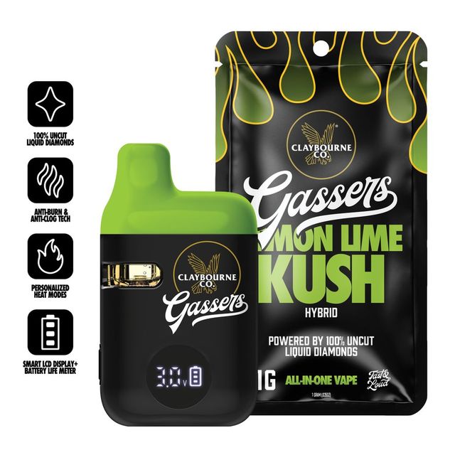 Lemon Lime Kush 1g AIO Claybourne Co.