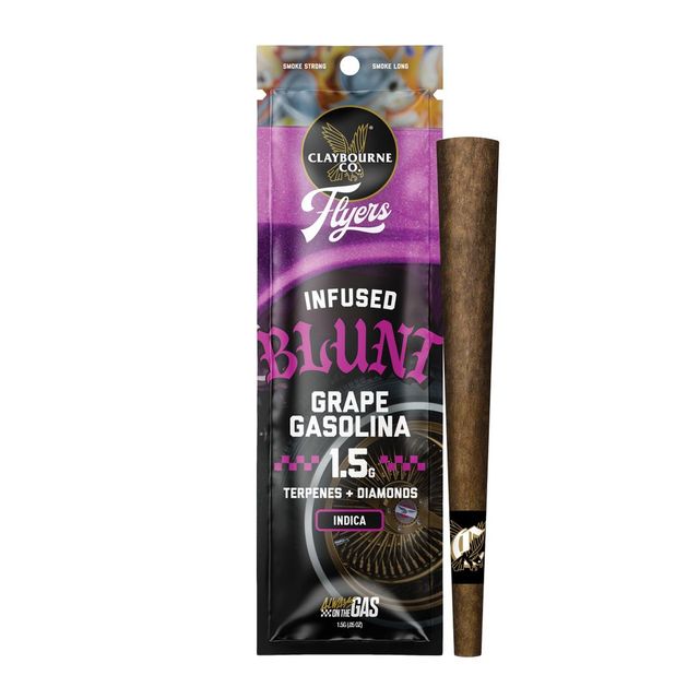 Grape Gasolina 1.5g Infused Blunt Claybourne Co.