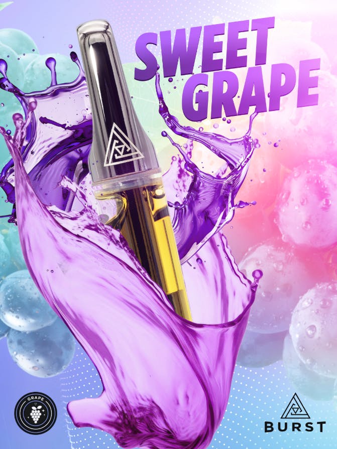 Pyramid Burst Sweet Grape Cartridge 1g