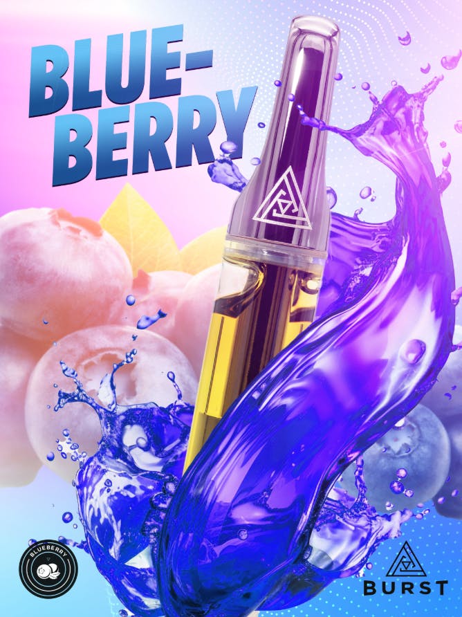 Pyramid Burst Blueberry Cartridge 1g