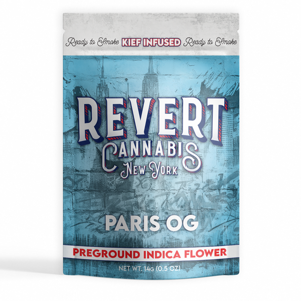 Paris OG Kief Infused Ground Flower 14g Revert