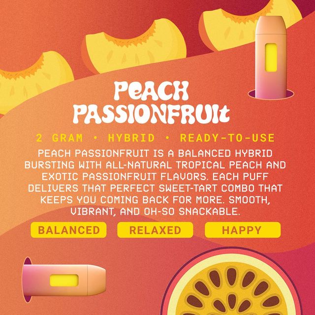 Peach Passionfruit Snackbar Peach Passionfruit Snackbar