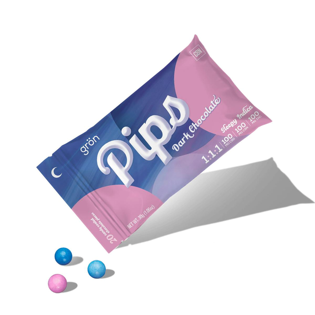 Gron Pips Dark Grön Edibles