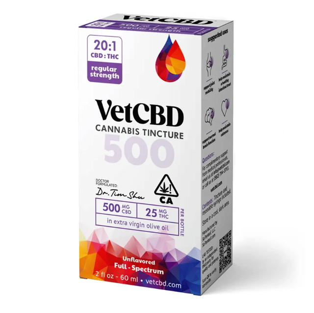 20:1 2oz 500mg CBD/THC VetCBD