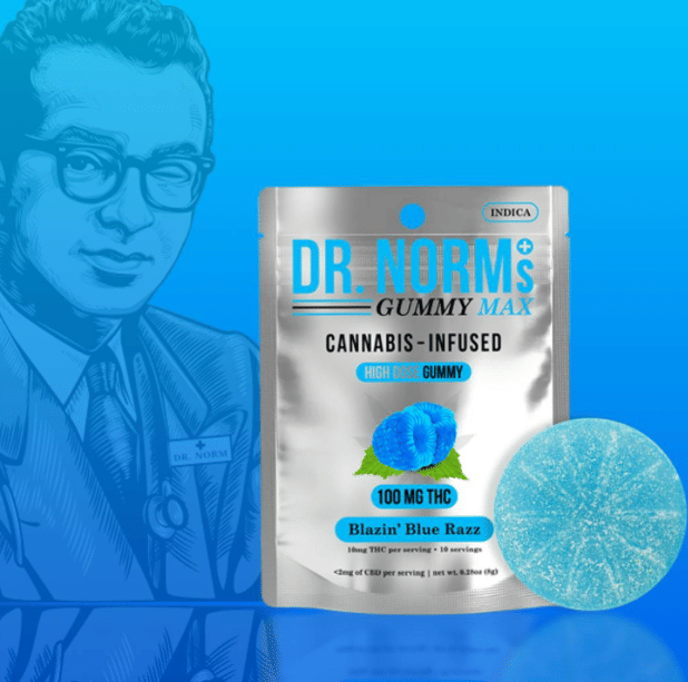 Blazin Blue Razz MAX Dr. Norms