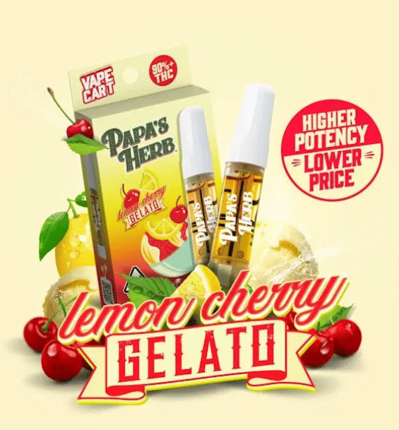Lemon Cherry Gelato Papa's Herb