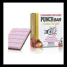 Strawberry w/ White Chocolate Punch Edibles