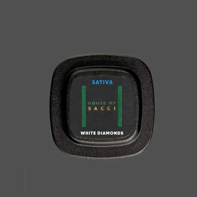 House of Sacci Indoor White Diamonds 1G Hash Hash White Diamonds 1G Hash